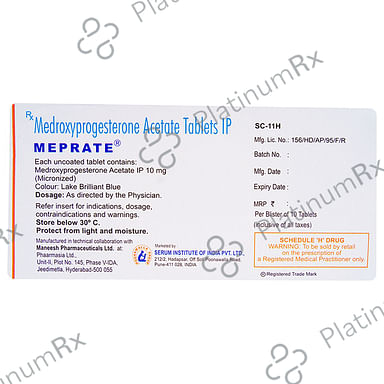 Meprate 10mg Tablet 10s