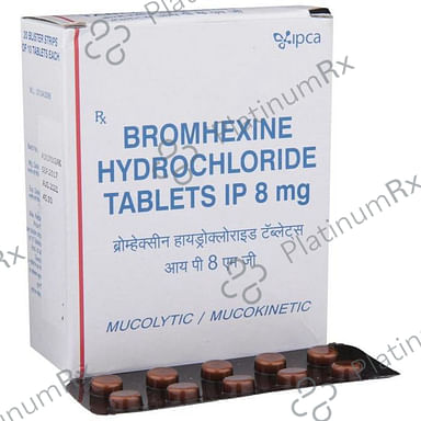 Bromhexine Hydrochloride 8mg Tablet 10s