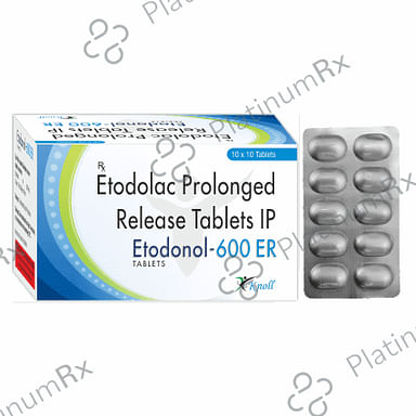 Etodonol 600mg Tablet ER 10s