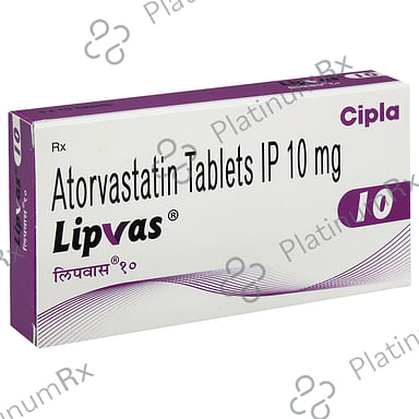 Lipvas 10mg Tablet 10s