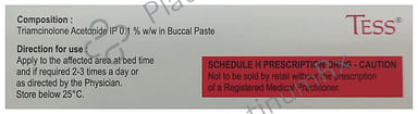 Tess 0.1% Oral Paste 5gm