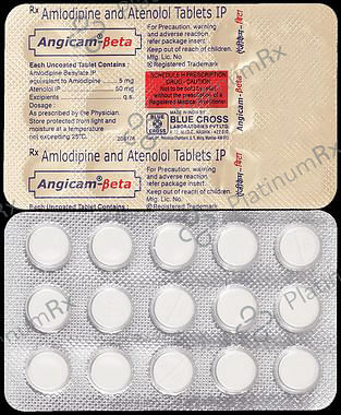 Angicam Beta 5/50mg Tablet 15s