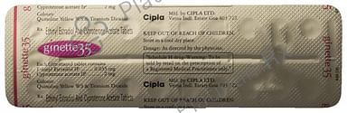 Ginette 35 2/0.035mg Tablet 21s