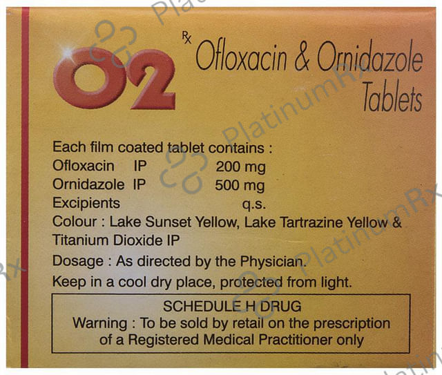 O2 200/500mg Tablet 10s