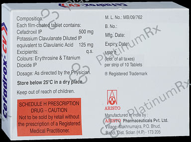 Cefadrox-CV 500/125 Tablet