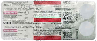 Pantosec D 10/40mg Tablet 10s