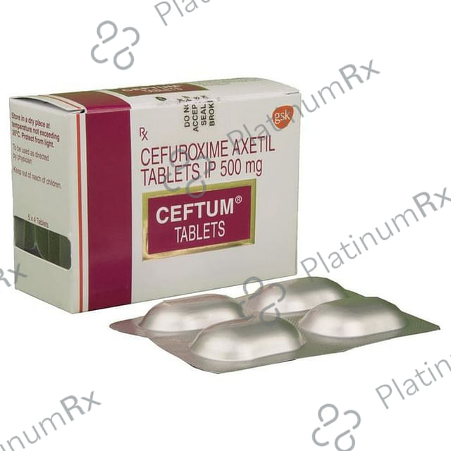 Ceftum 500mg Tablet 4s