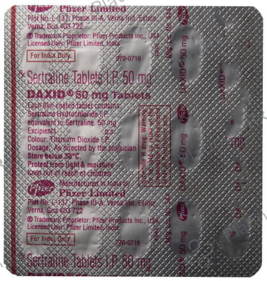 Daxid 50mg Tablet 15s