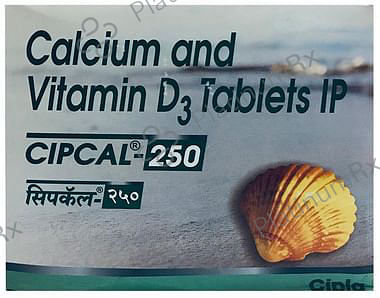 Cipcal 250mg/125IU Tablet 30s