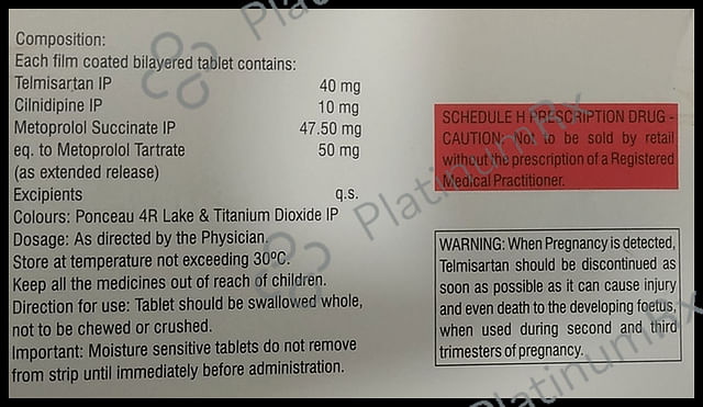 Metosartan LN 50mg Tablet ER 10s