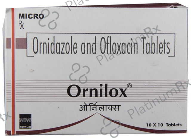 Ornilox 200/500mg Tablet 10s