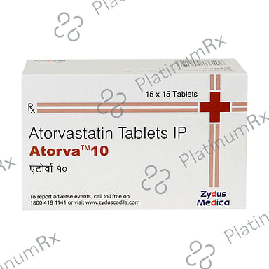 Atorva 10mg Tablet 15s