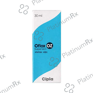 Oflox OZ 50/125mg Suspension 30ml