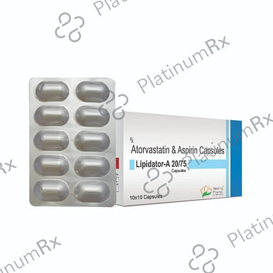 Lipidator A 20/75mg Capsule 10s