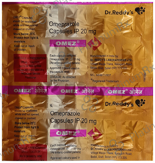 Omez 20mg Capsule 20s