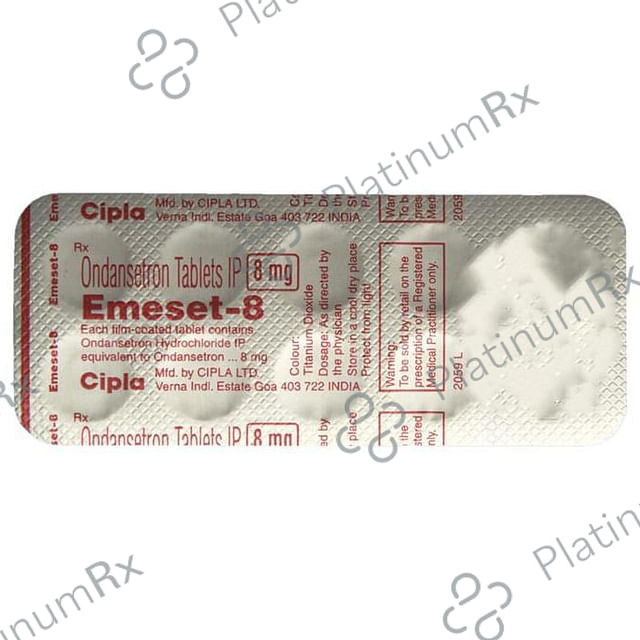 Emeset 8mg Tablet 10s