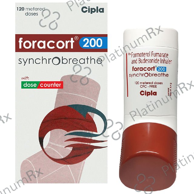 Foracort 200/6mcg Synchrobreathe Inhaler 120MDI