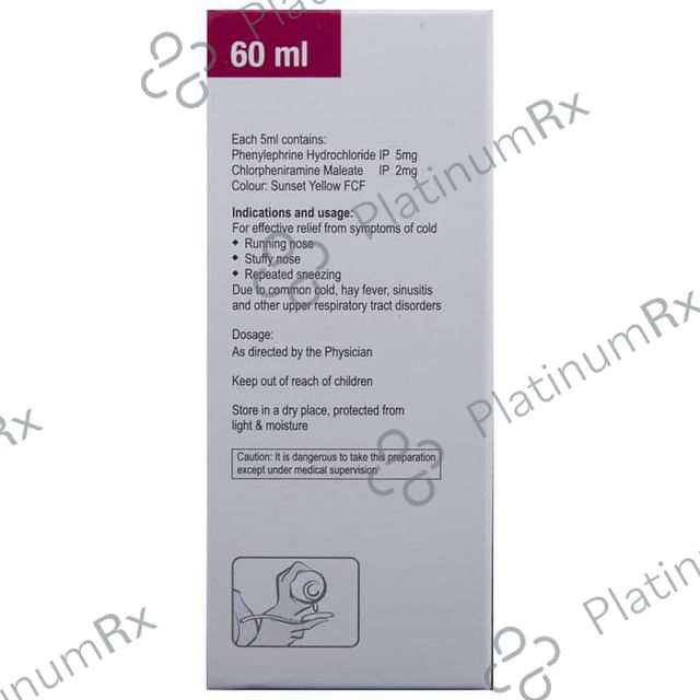 Solvin Cold AF 2/5mg Syrup 60ml