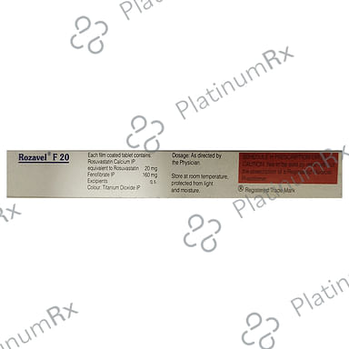 Rozavel F 160/20mg Tablet 10s