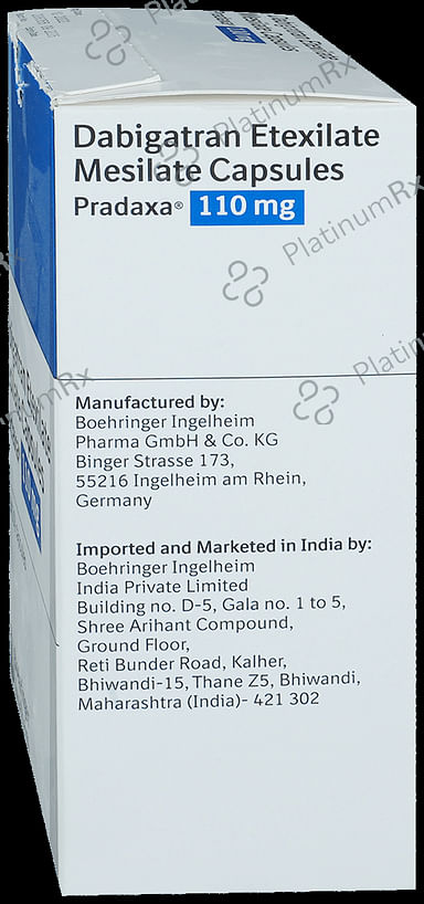 Pradaxa 110mg Capsule 10s