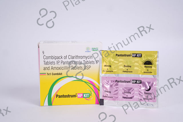 Pantostrum HP Kit 750/40/500mg Tablet 6s