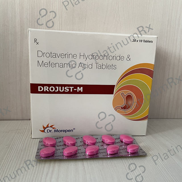 Drojust M 80/250mg Tablet 10s