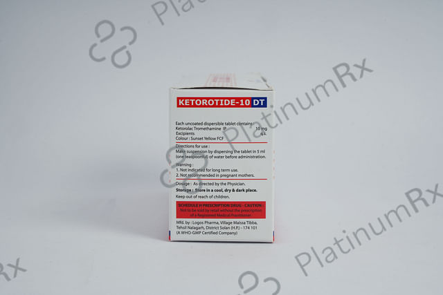 Ketorotide 10mg DT Tablet 15s