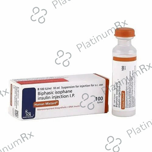 Human Mixtard 30/70 (100 IU/ml) (1*10ml Vial)