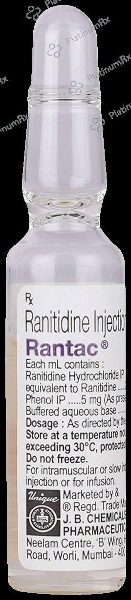 Rantac Injection 2ml 1 Injection