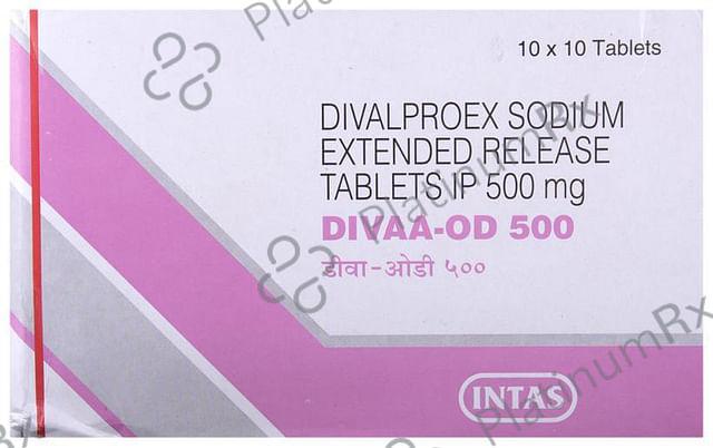 Divaa OD ER 500mg Tablet 10s