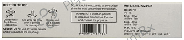 Optichlor SL 1% Eye Ointment 5gm