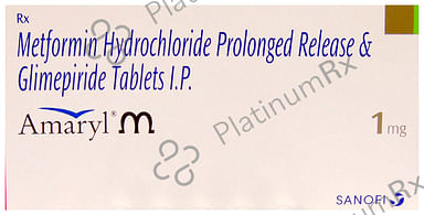 Amaryl M 1 1/500mg Tablet PR 20s