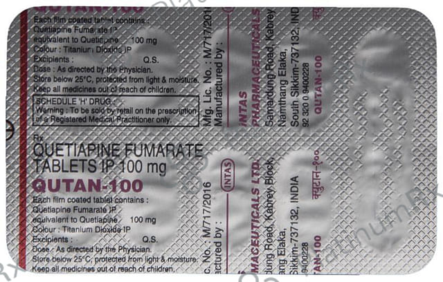Qutan 100mg Tablet 10s
