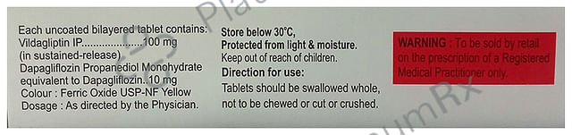Vilpower D 10/100mg Tablet 10s