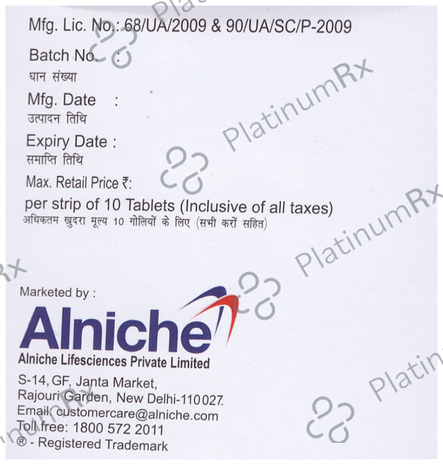 Alcofix Gold Tablet 10s