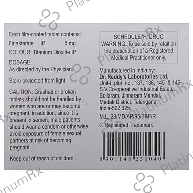 Finast 5mg Tablet