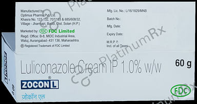 Zocon L Cream 60 Cream
