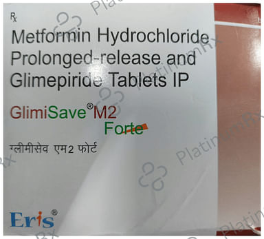 Glimisave M2 Forte 2/1000mg Tablet PR 15s