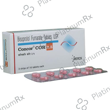 Concor COR 2.5mg Tablet 10s