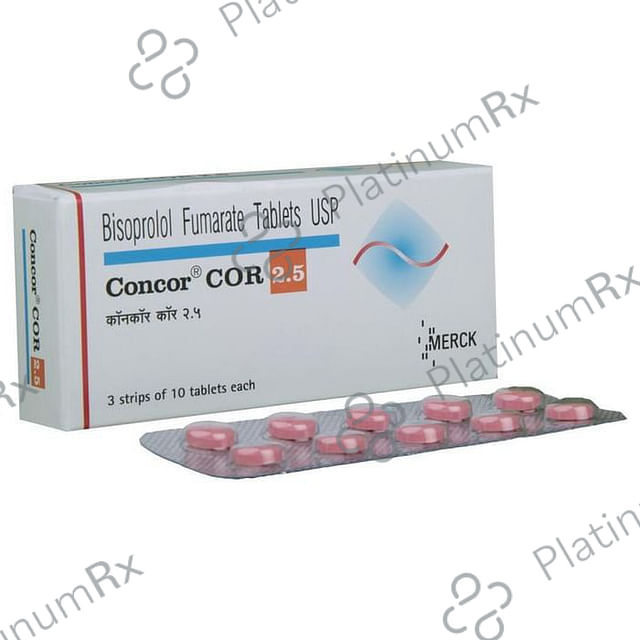 Concor COR 2.5mg Tablet 10s