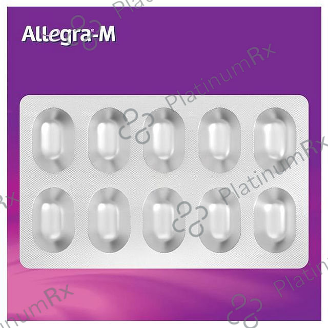 Allegra M 120/10mg Tablet 10s