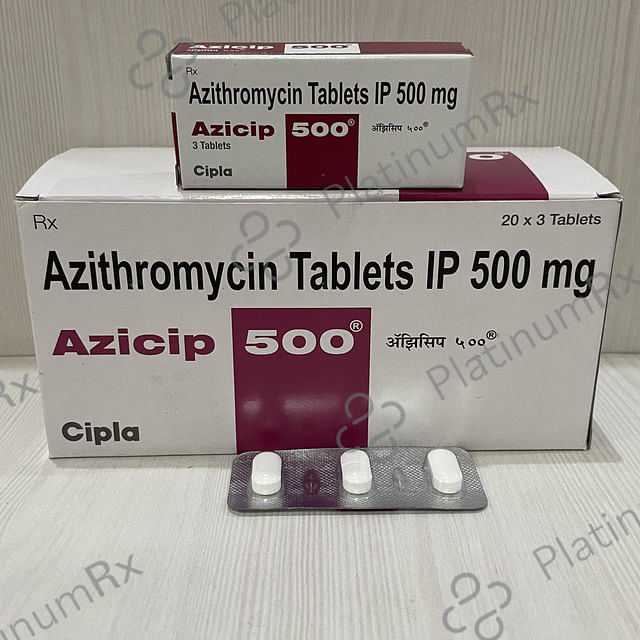 Azicip 500mg Tablet 3s