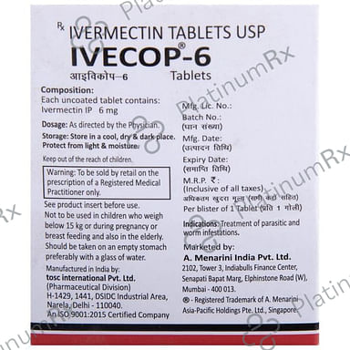 Ivecop 6mg Tablet 1s