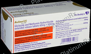 Reclimet XR 60/500mg Tablet XR 14s
