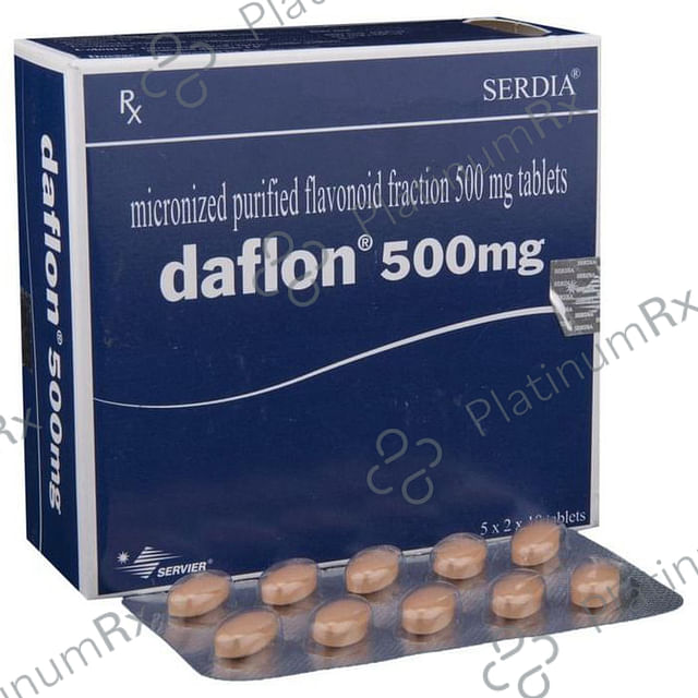 Daflon 500mg Tablet 10s