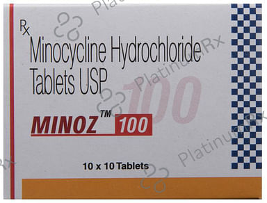 Minoz 100mg Tablet 10s