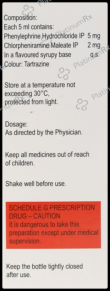 Nasoclear 2/5mg Cold AF Syrup 60ml