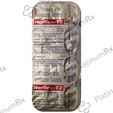 Norflox TZ RF 400/600mg Tablet 10s