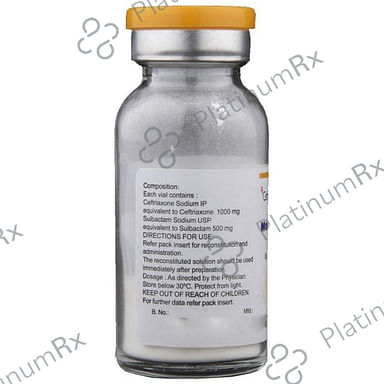 Monocef SB 1.5gm Injection 1s
