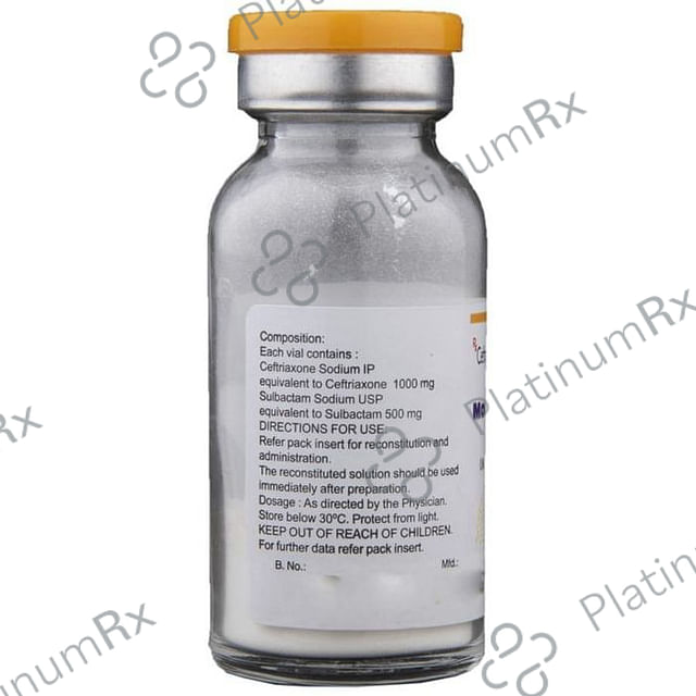 Monocef SB 1.5gm Injection 1s
